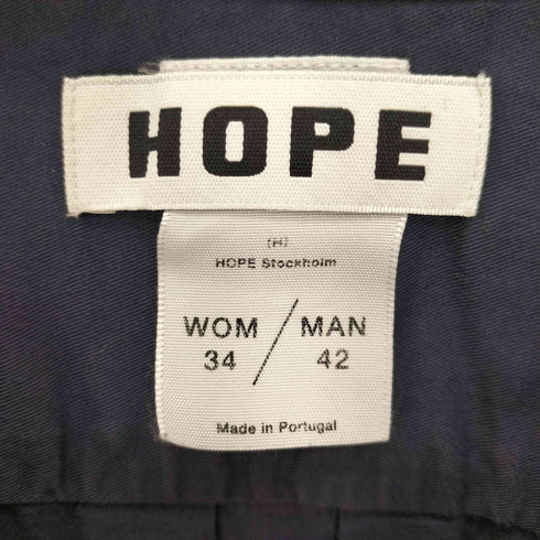 ホープ HOPE Dusk Shirt ダスク シャツ グランパ シャツ レディース 34