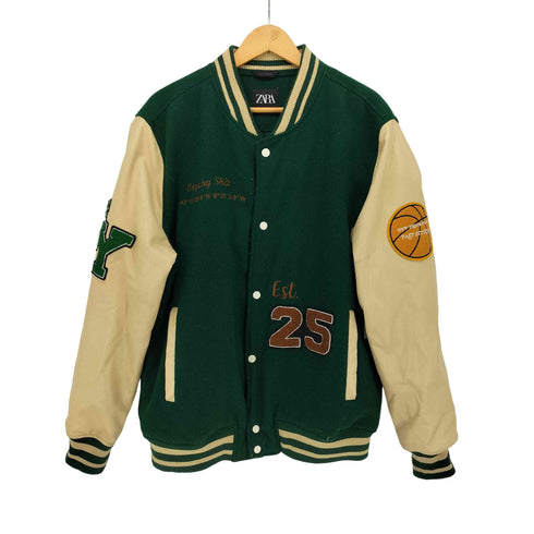 ザラ ZARA 1989 ワッペン スタジアムジャンパー スタジャン メンズ XL