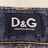 ディーアンドジー D&G Y2K SEX IS MY FAVORITE BUSINESS ダメージ パッチワーク ストレート デニムパンツ レディース 24/38