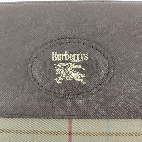 バーバリーズ BURBERRYS チェック クラッチバッグ セカンドバッグ メンズ