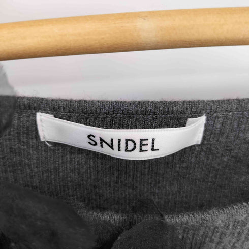スナイデル snidel 24AW モチーフニットプルオーバー レディース ONE SIZE