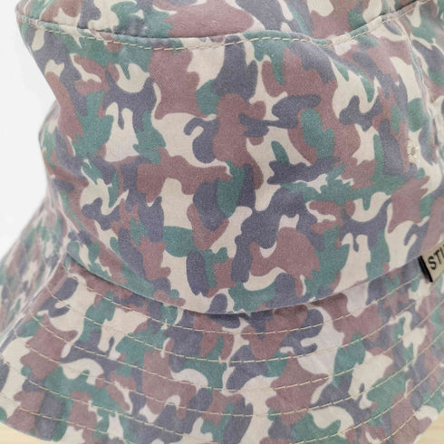 ステューシー Stussy OLD カモ柄バケットハット 紺タグ メンズ ONE SIZE