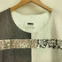 エムエムシックスメゾンマルジェラ MM6 Maison Margiela 総柄プリント ノースリーブペーパーワンピース レディース m