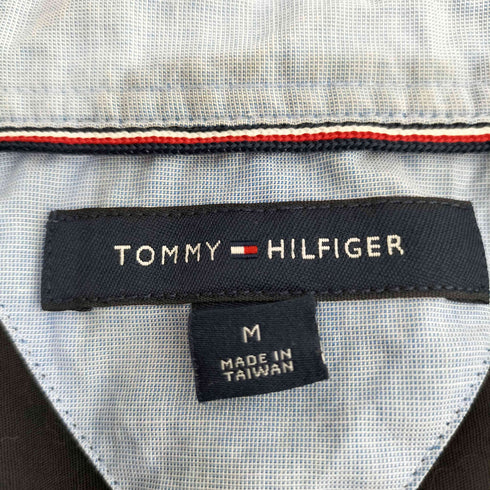 トミーヒルフィガー TOMMY HILFIGER ワンポイント刺繍 L/S シャツ メンズ import:M
