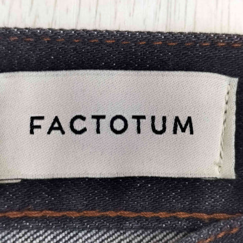 ファクトタム FACTOTUM ブーツカットデニム レディース JPN:34
