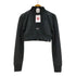 クレージュ courreges MAXI RIB CROPPED SWEATSHIRT レディース import:M