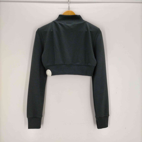 クレージュ courreges MAXI RIB CROPPED SWEATSHIRT レディース import:M