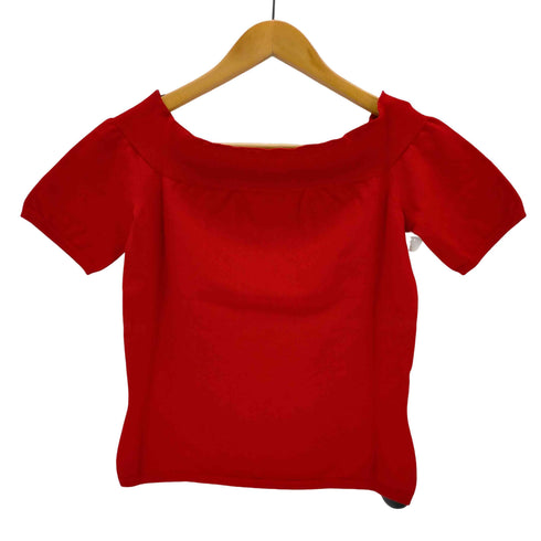 アレキサンダーマックイーン Alexander McQueen オフショルダーニット レディース import:M
