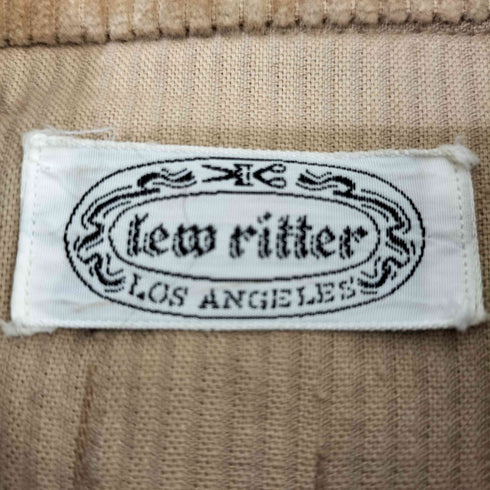 lew ritter コーデュロイシャツ メンズ