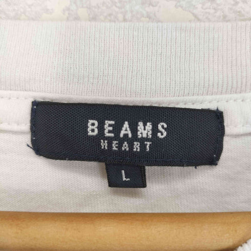 ビームスハート BEAMS HEART プリント半袖Tシャツ メンズ L