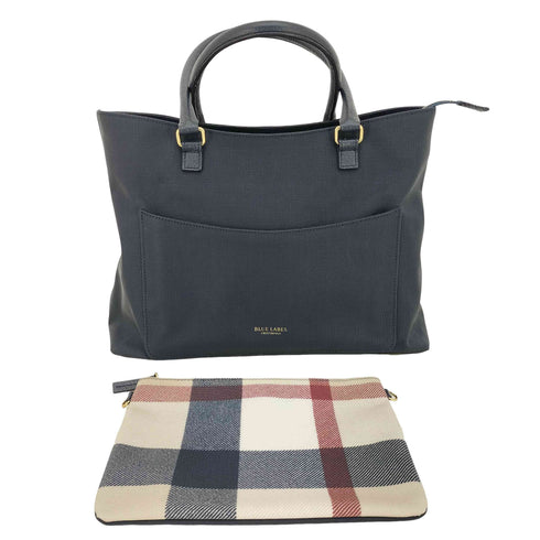 ブルーレーベルクレストブリッジ BLUE LABEL CRESTBRIDGE チェックポーチ付属 トートバッグ レディース