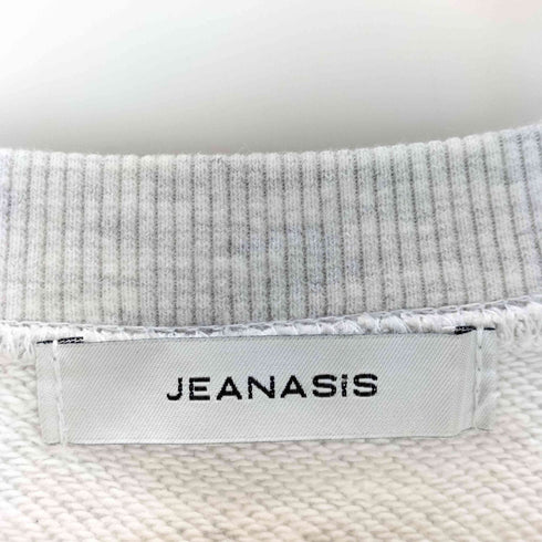 ジーナシス JEANASIS カレッジプリントスウェット レディース FREE