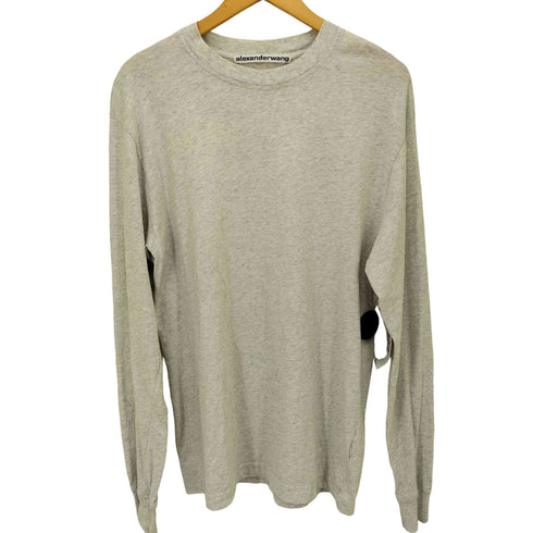 アレキサンダーワン Alexander Wang ベーシック クルーネック L/S Tシャツ メンズ import:M