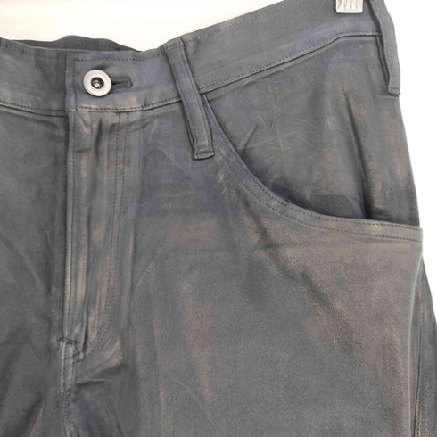 キリュウキリュウ kiryuyrik COATING SUEDE CURVE PANTS コーティング スウェード カーブ パンツ メンズ JPN:M