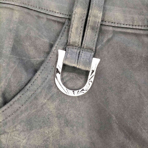 キリュウキリュウ kiryuyrik COATING SUEDE CURVE PANTS コーティング スウェード カーブ パンツ メンズ JPN:M