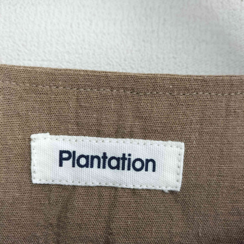 プランテーション Plantation レーヨン&リネン 半袖 ブラウス レディース ONE SIZE