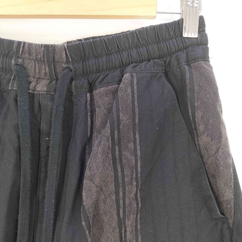 ディーハイゲン D.HYGEN Crack Random Stripe Jacquard Cropped Pants クロップドパンツ メンズ JPN:1