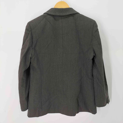 マックスマーラ MAX MARA シルク混 ウール2Bヘリンボーンテーラードジャケット レディース EUR:46