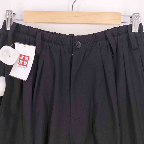 ヨウジヤマモト Yohji Yamamoto Collections ウールギャバ 6タック サルエルパンツ レディース JPN:2