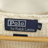 ポロバイラルフローレン Polo by RALPH LAUREN 90S ポニー刺繍 リブ編み コットンニット メンズ LL