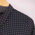 ザラ ZARA スナップアシンメトリー可 フリルドットシャツワンピース 袖リブ レディース USA M