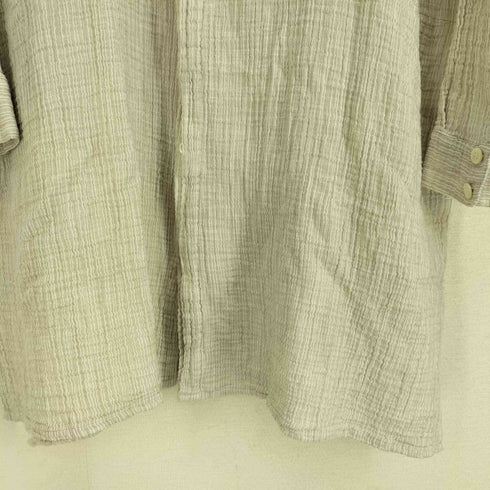 プランテーション Plantation コットン100 シワ加工 シャツ レディース JPN:M