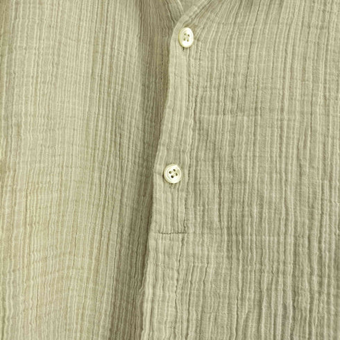 プランテーション Plantation コットン100 シワ加工 シャツ レディース JPN:M