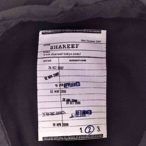 シャリーフ SHAREEF DOT TIGER SS SHIRTS メンズ JPN:2
