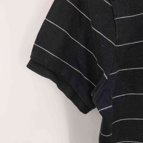 ポロバイラルフローレン Polo by RALPH LAUREN ポニー刺繍 鹿の子 ボーダー ポロシャツ メンズ M