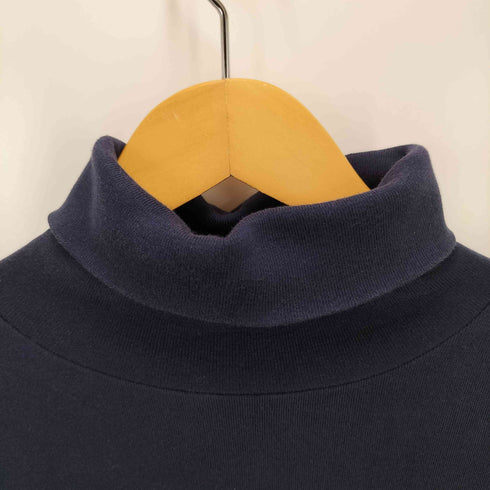 ポロバイラルフローレン Polo by RALPH LAUREN 90S ゴルフワッペン サイドスリット タートルネック スウェット メンズ import:S