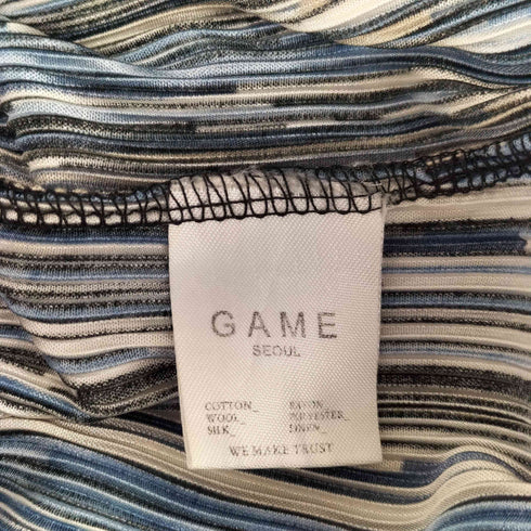 GAME SEOUL マルチカラープリーツパンツ メンズ ONE SIZE