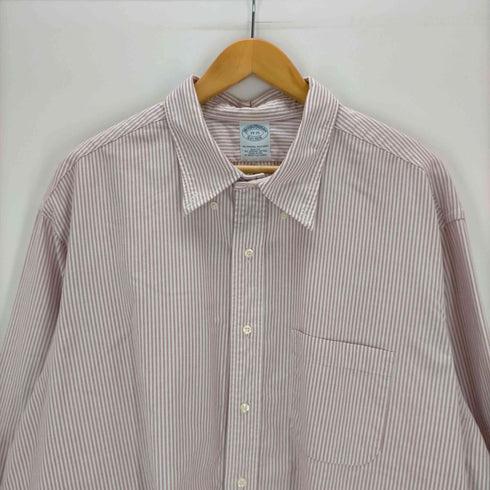 ブルックスブラザーズ BROOKS BROTHERS USA製 ストライプボタンダウンシャツ メンズ 19-35