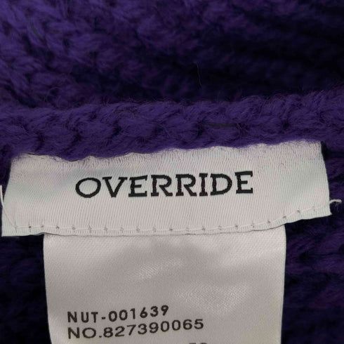 オーバーライド override KNIT STITCH HAT ニットステッチハット レディース 57-59cm