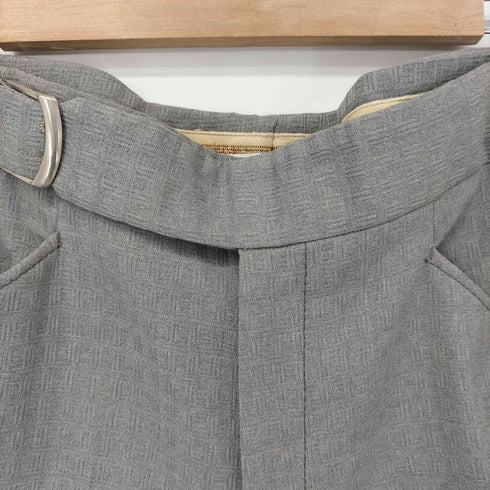 60S バックル付き ジャガード織 スラックス メンズ
