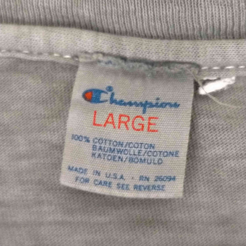 チャンピオン Champion USA製 カレッジロゴTシャツ メンズ import:L