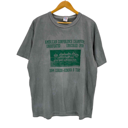 ラッセルアスレチック RUSSELL ATHLETIC USA製 アメリカンフットボール プリントTシャツ メンズ import:XL