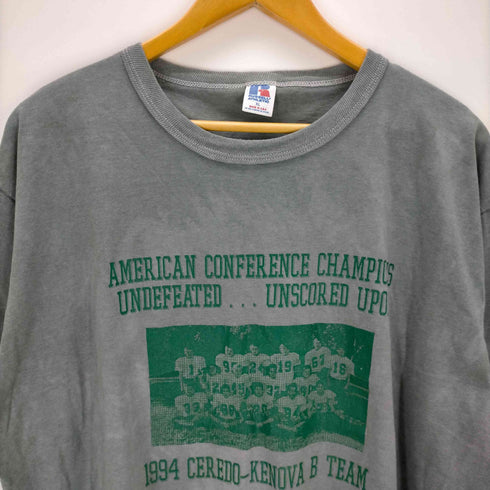ラッセルアスレチック RUSSELL ATHLETIC USA製 アメリカンフットボール プリントTシャツ メンズ import:XL