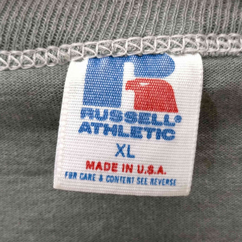 ラッセルアスレチック RUSSELL ATHLETIC USA製 アメリカンフットボール プリントTシャツ メンズ import:XL