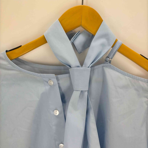 ダズリン dazzlin ブラウス シャツ ネックタイシャツ レディース FREE
