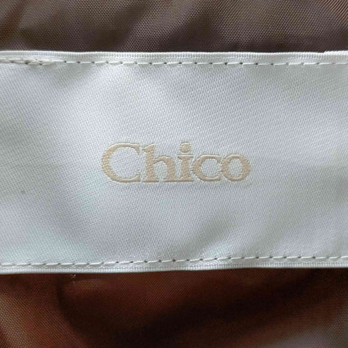 チコ Chico 胸ロゴショート丈スエードジップブルゾン レディース FREE