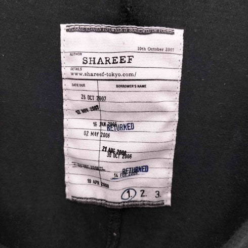 シャリーフ SHAREEF 象 馬 鶏 アニマル プリント Q/S Tシャツ メンズ JPN:1