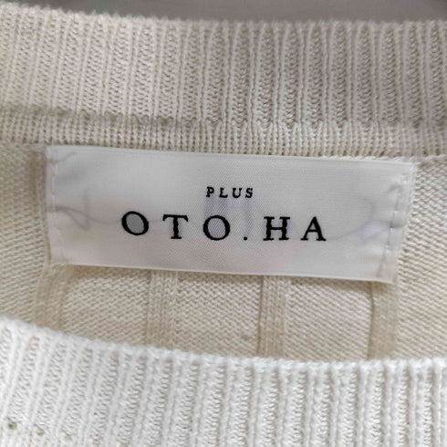 PLUS OTO.HA シルク100% S/S トップス レディース FREE