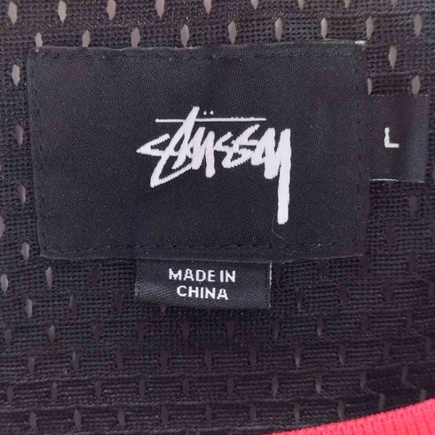 ステューシー Stussy tank top ロゴプリントメッシュタンクトップ メンズ L