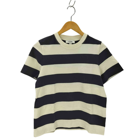 コス COS ボーダークルーネックTシャツ レディース import:S