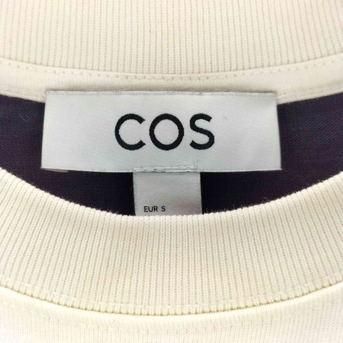 コス COS ボーダークルーネックTシャツ レディース import:S