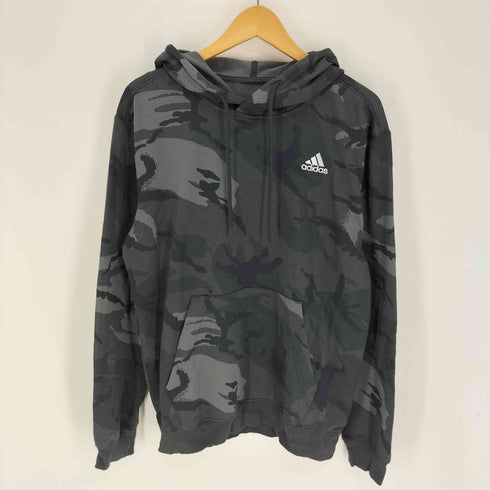 アディダス adidas Seasonal Essential シーズナル エッセンシャルズ カモフラージュ パーカー トレフォイルロゴ 刺繍 メンズ
