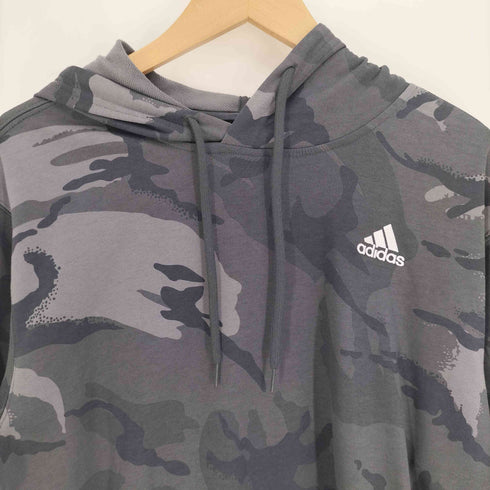 アディダス adidas Seasonal Essential シーズナル エッセンシャルズ カモフラージュ パーカー トレフォイルロゴ 刺繍 メンズ