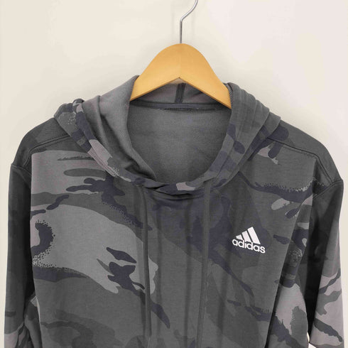 アディダス adidas Seasonal Essential シーズナル エッセンシャルズ カモフラージュ パーカー トレフォイルロゴ 刺繍 メンズ