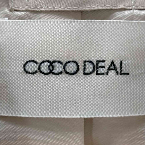 ココディール COCO DEAL サイドスリットノーカラージャケット レディース 2