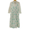 ヌキテパ NE QUITTEZ PAS 24ss Poplin Paisley Embroidery Tired Dress ポプリン ペイズリー エンブロイダリー ワンピース レディース JPN:S